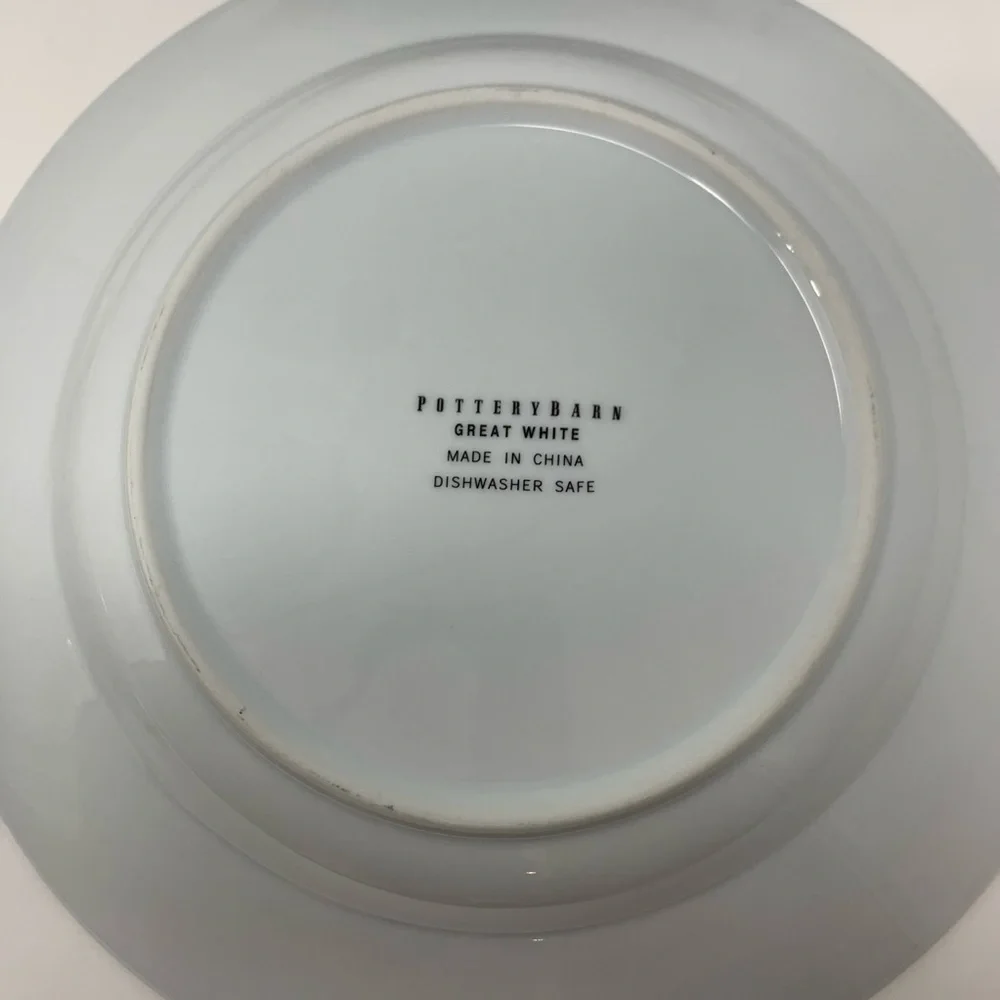 Pottery Barn | Set of 4 Multicolor Spring Easter Plates